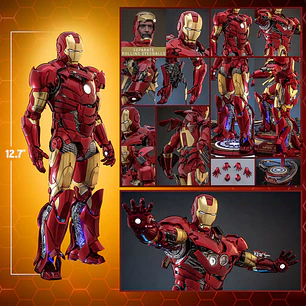 Figura Colección Ironman Mk3 Suit Up 1/16