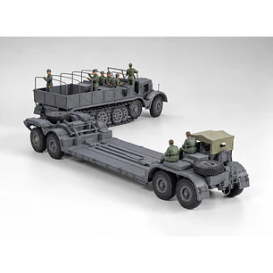 Sd.Kfz. 9 18-Ton FAMO y  116 22 Ton tank transporter-9 18 Ton 1/43 sin figuras.