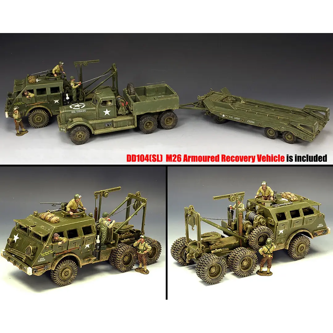 Vehículo Colección  M26  Tractor Us Army Version 1/43 sin trailer. 8