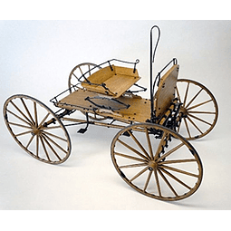 Coche De Caballos Tipo Buckboard 1/12