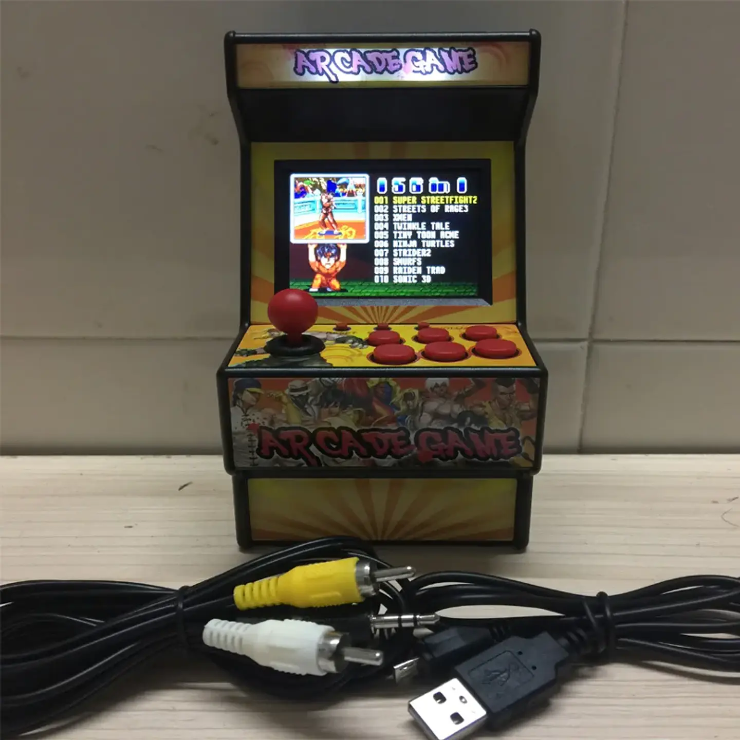 Mini consola portátil arcade  2,8 pulgadas y 16 bits. 5