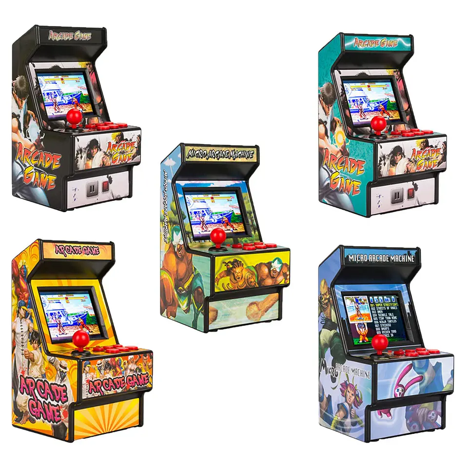 Mini consola portátil arcade  2,8 pulgadas y 16 bits. 6