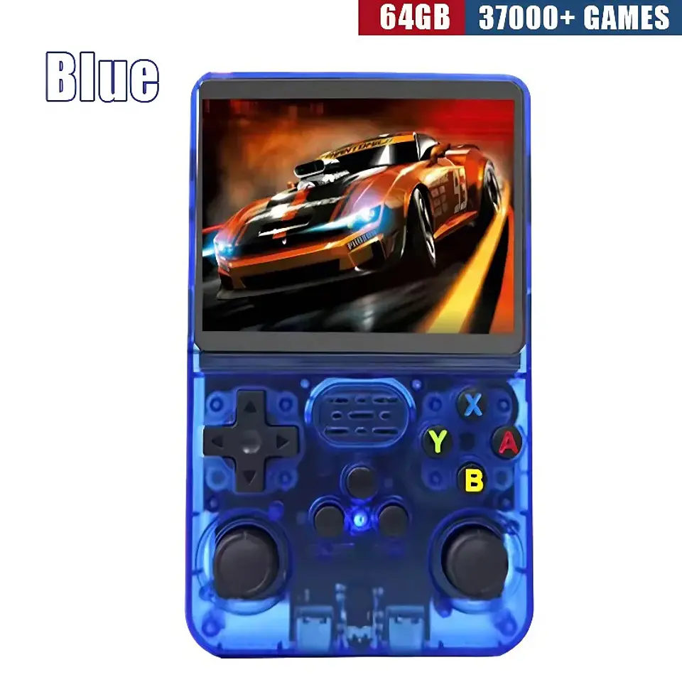 Consola de juegos portátil retro R36S: pantalla IPS de 3,5 pulgadas, 64 GB/128 GB/256 GB, dispositivo de juego portátil con juegos integrados 12