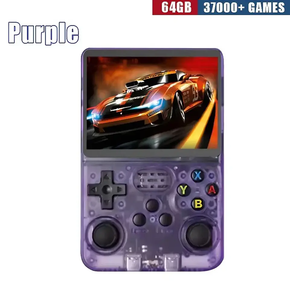 Consola de juegos portátil retro R36S: pantalla IPS de 3,5 pulgadas, 64 GB/128 GB/256 GB, dispositivo de juego portátil con juegos integrados 16
