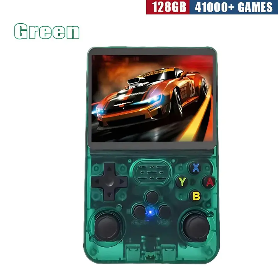 Consola de juegos portátil retro R36S: pantalla IPS de 3,5 pulgadas, 64 GB/128 GB/256 GB, dispositivo de juego portátil con juegos integrados 21
