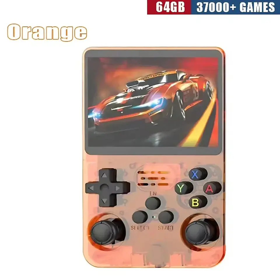 Consola de juegos portátil retro R36S: pantalla IPS de 3,5 pulgadas, 64 GB/128 GB/256 GB, dispositivo de juego portátil con juegos integrados 23