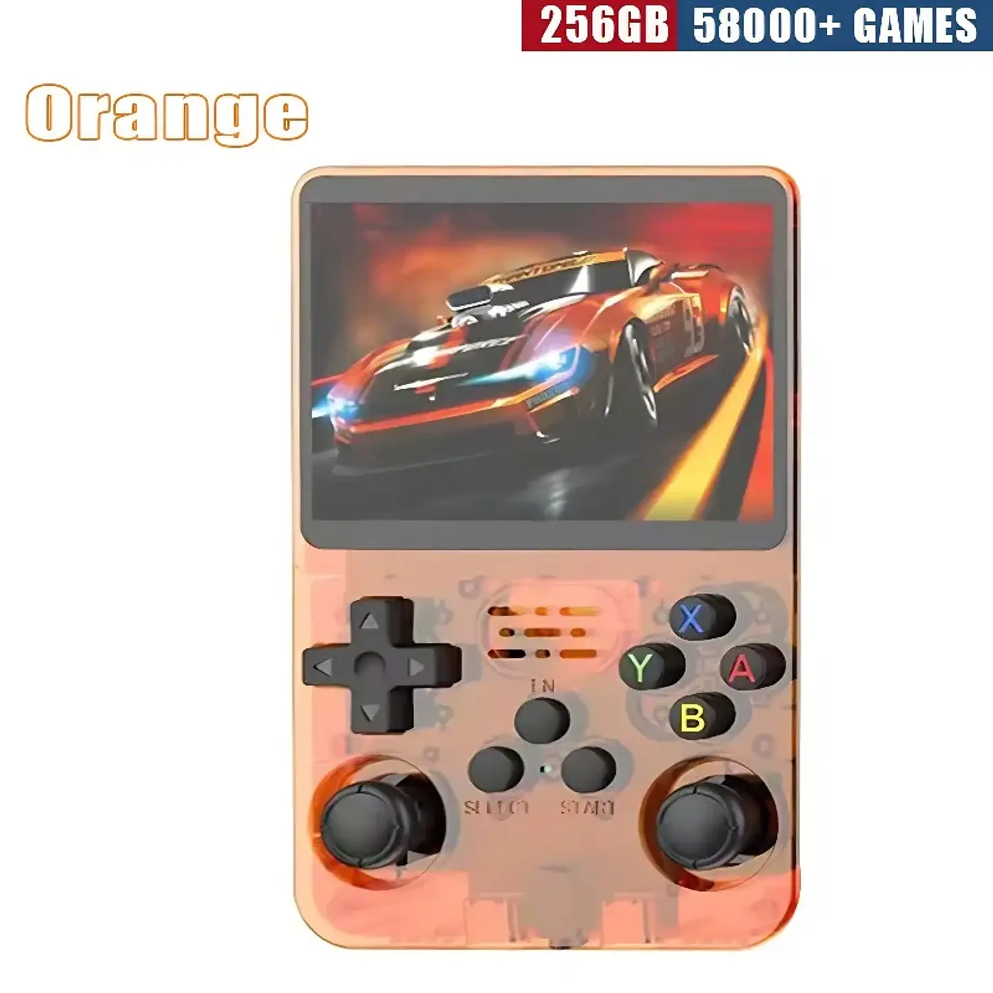 Consola de juegos portátil retro R36S: pantalla IPS de 3,5 pulgadas, 64 GB/128 GB/256 GB, dispositivo de juego portátil con juegos integrados 24