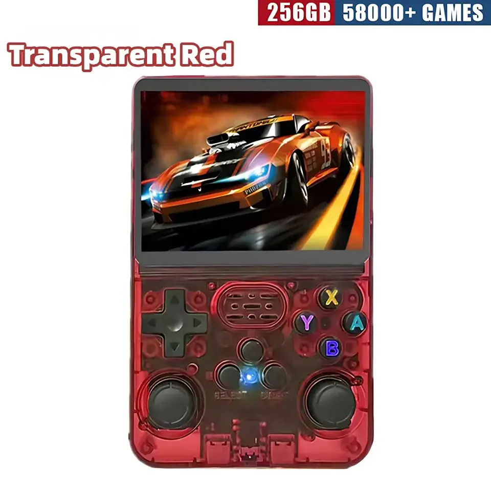 Consola de juegos portátil retro R36S: pantalla IPS de 3,5 pulgadas, 64 GB/128 GB/256 GB, dispositivo de juego portátil con juegos integrados 26