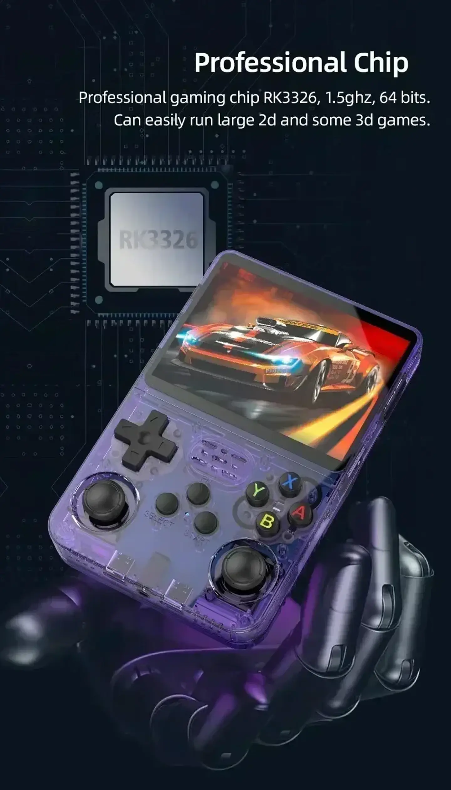 Consola de juegos portátil retro R36S: pantalla IPS de 3,5 pulgadas, 64 GB/128 GB/256 GB, dispositivo de juego portátil con juegos integrados 34