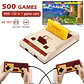 Consola de videojuegos de 8 bits integrada en 500 juegos clásicos, consola de juegos de TV para ordenador familiar, compatible con cartucho de juego para juegos Retro FC - Miniatura 1