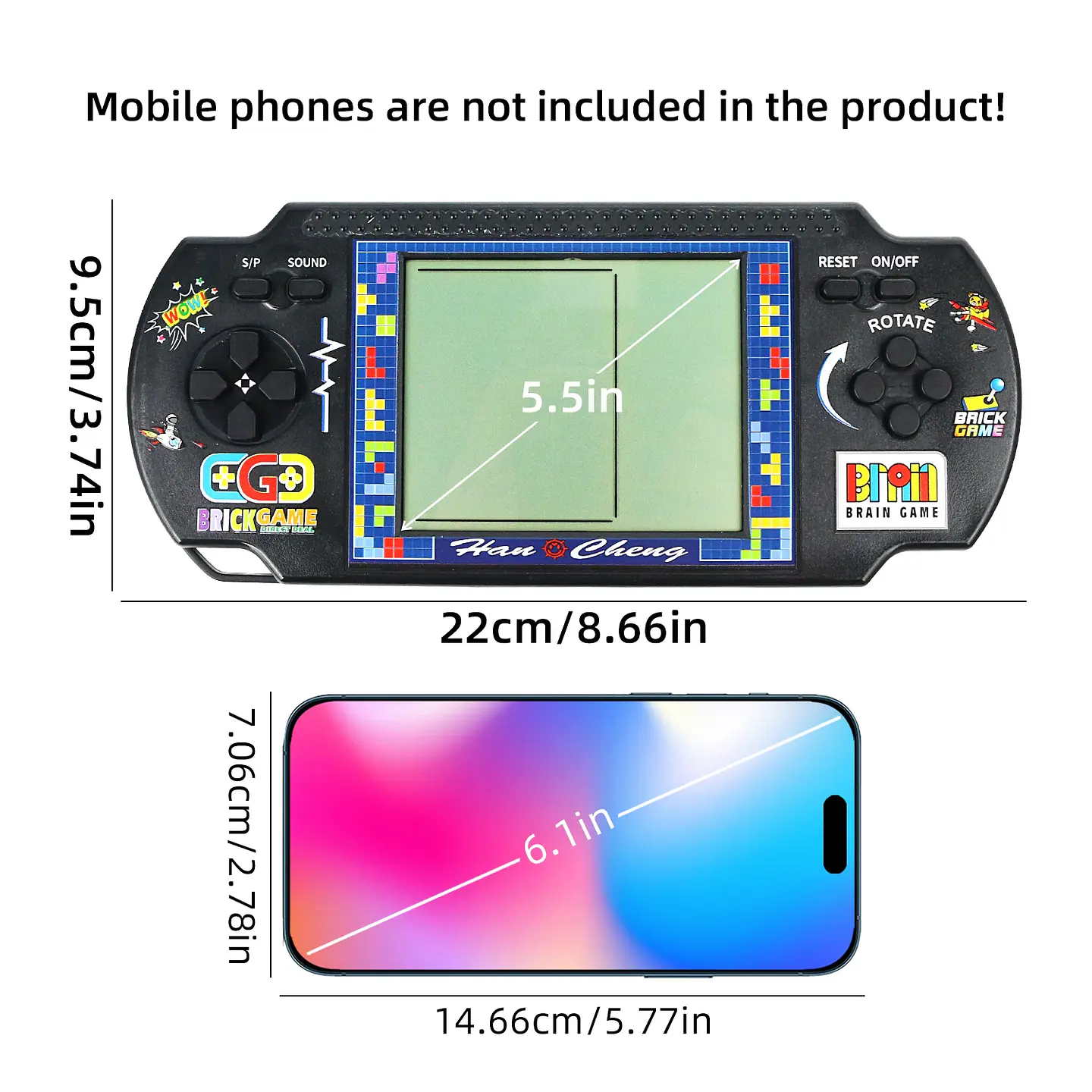 Consola para Tetris juego clásico 2