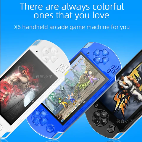Consola PSP 3000 X6, 12 tipos de simuladores, 10000 juegos Arcade, consola Arcade Retro, pantalla Ips de 4,3 pulgadas, videojuego, juguete para regalo