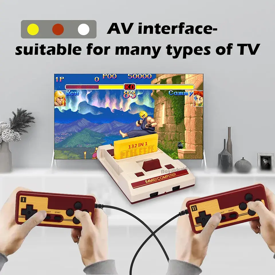 Consola de videojuegos de 8 bits integrada en 500 juegos clásicos, consola de juegos de TV para ordenador familiar, compatible con cartucho de juego para juegos Retro FC 3