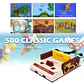 Consola de videojuegos de 8 bits integrada en 500 juegos clásicos, consola de juegos de TV para ordenador familiar, compatible con cartucho de juego para juegos Retro FC - Miniatura 4
