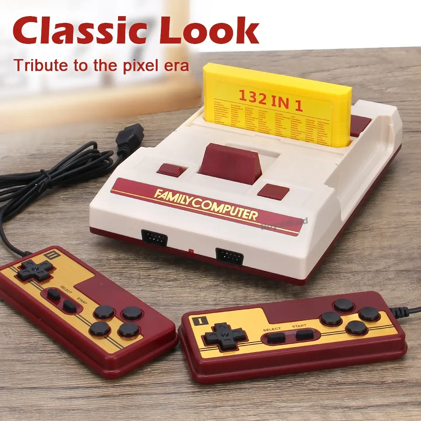 Consola de videojuegos de 8 bits integrada en 500 juegos clásicos, consola de juegos de TV para ordenador familiar, compatible con cartucho de juego para juegos Retro FC 5