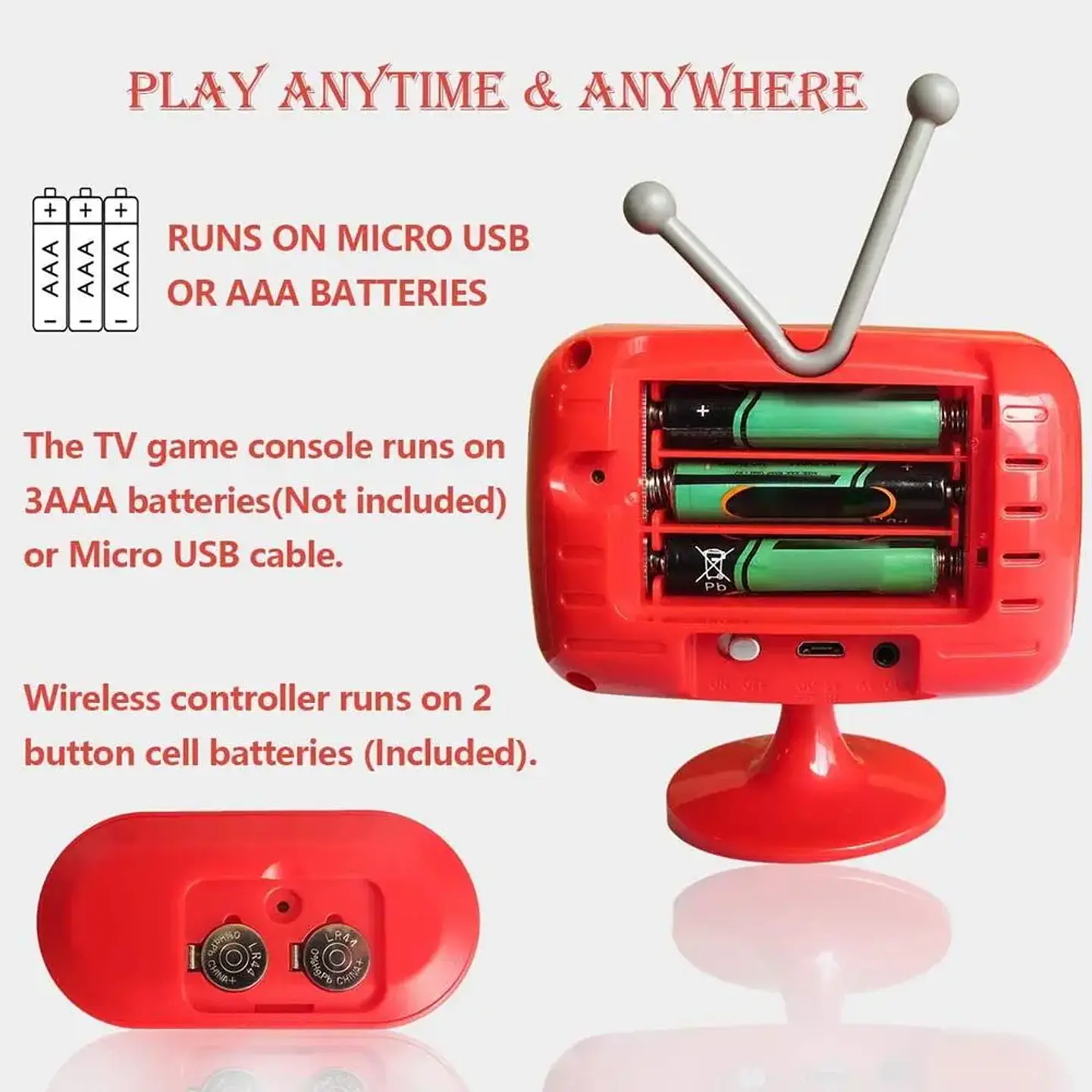 Consola de juegos retro con 300 juegos clásicos integrados. 5