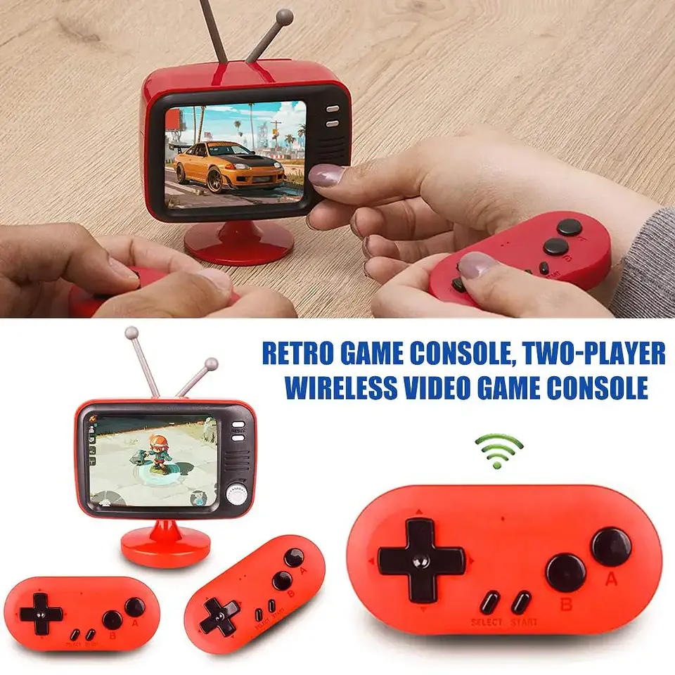 Consola de juegos retro con 300 juegos clásicos integrados. 6
