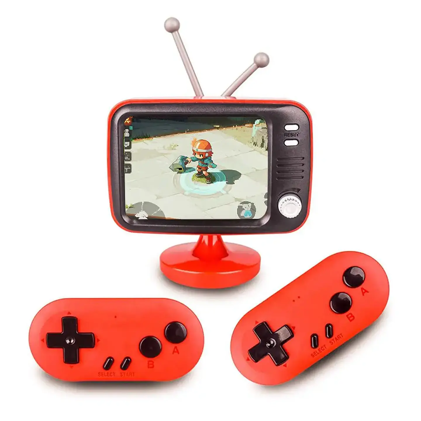 Consola de juegos retro con 300 juegos clásicos integrados. 7