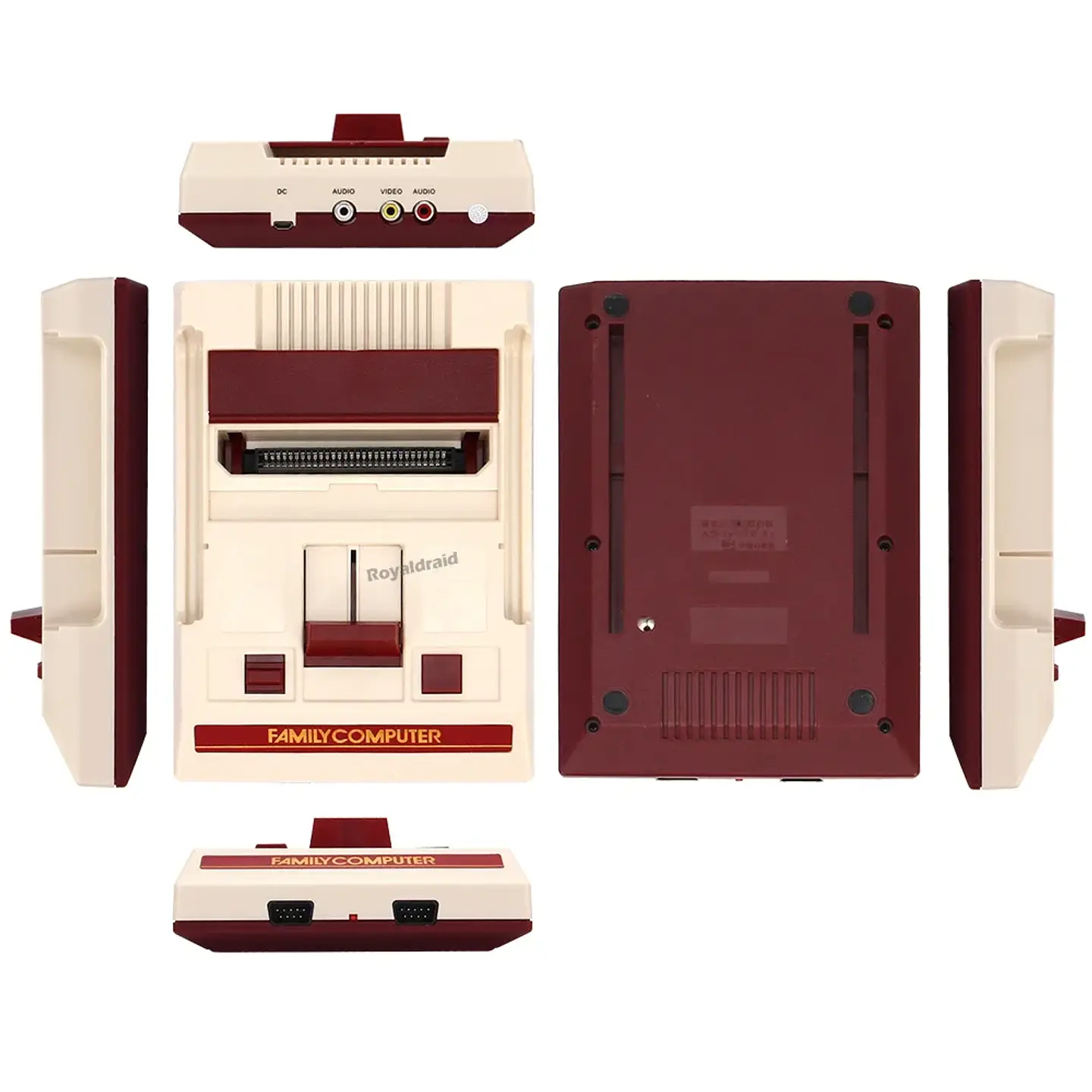 Consola de videojuegos de 8 bits integrada en 500 juegos clásicos, consola de juegos de TV para ordenador familiar, compatible con cartucho de juego para juegos Retro FC 19