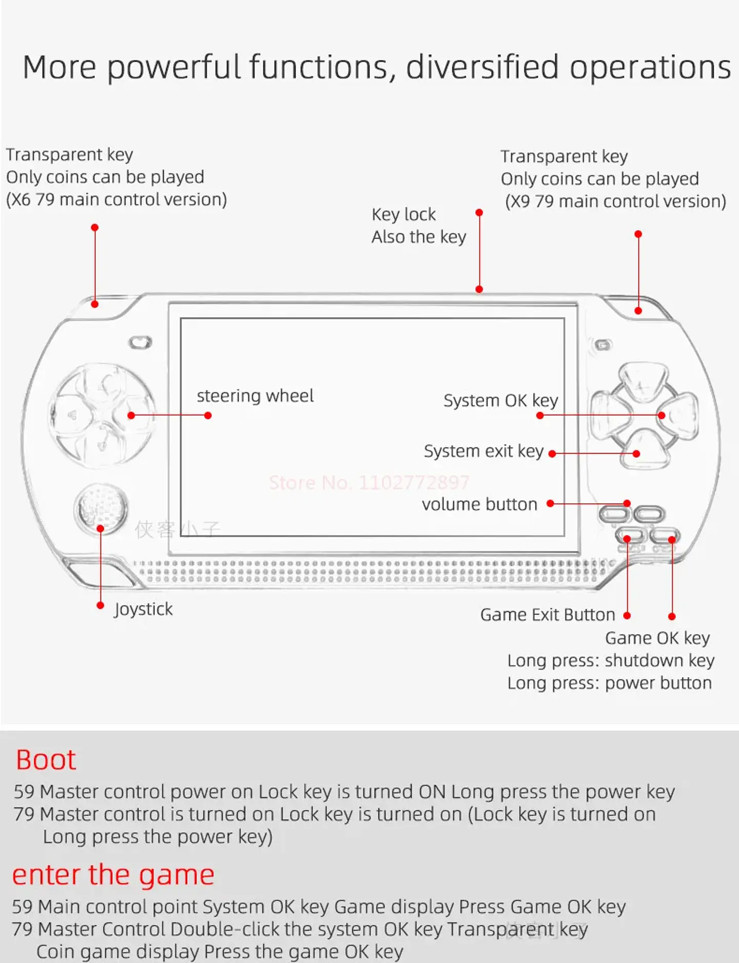 Consola PSP 3000 X6, 12 tipos de simuladores, 10000 juegos Arcade, consola Arcade Retro, pantalla Ips de 4,3 pulgadas, videojuego, juguete para regalo 22