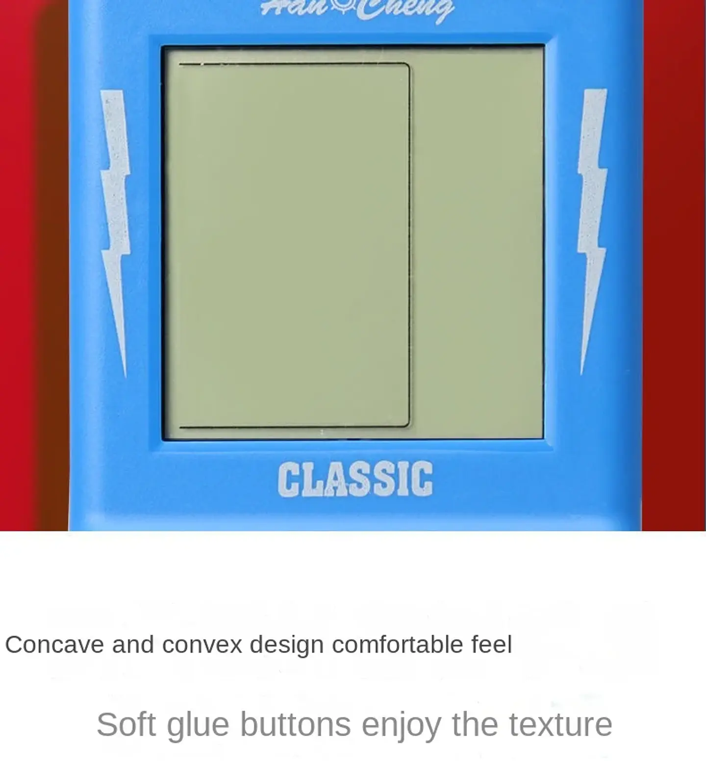 Consola de juegos Tetris de pantalla grande, consola de juegos portátil Retro nostálgica clásica 8090, juguetes electrónicos 17