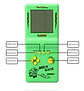 Consola de juegos Tetris de pantalla grande, consola de juegos portátil Retro nostálgica clásica 8090, juguetes electrónicos - Miniatura 26
