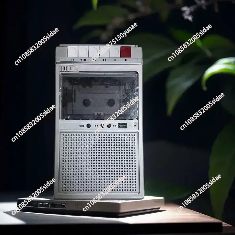 Reproductor de Casetes Portátil con Reproducción por USB y Grabador de Casetes Externo Integrado. 6