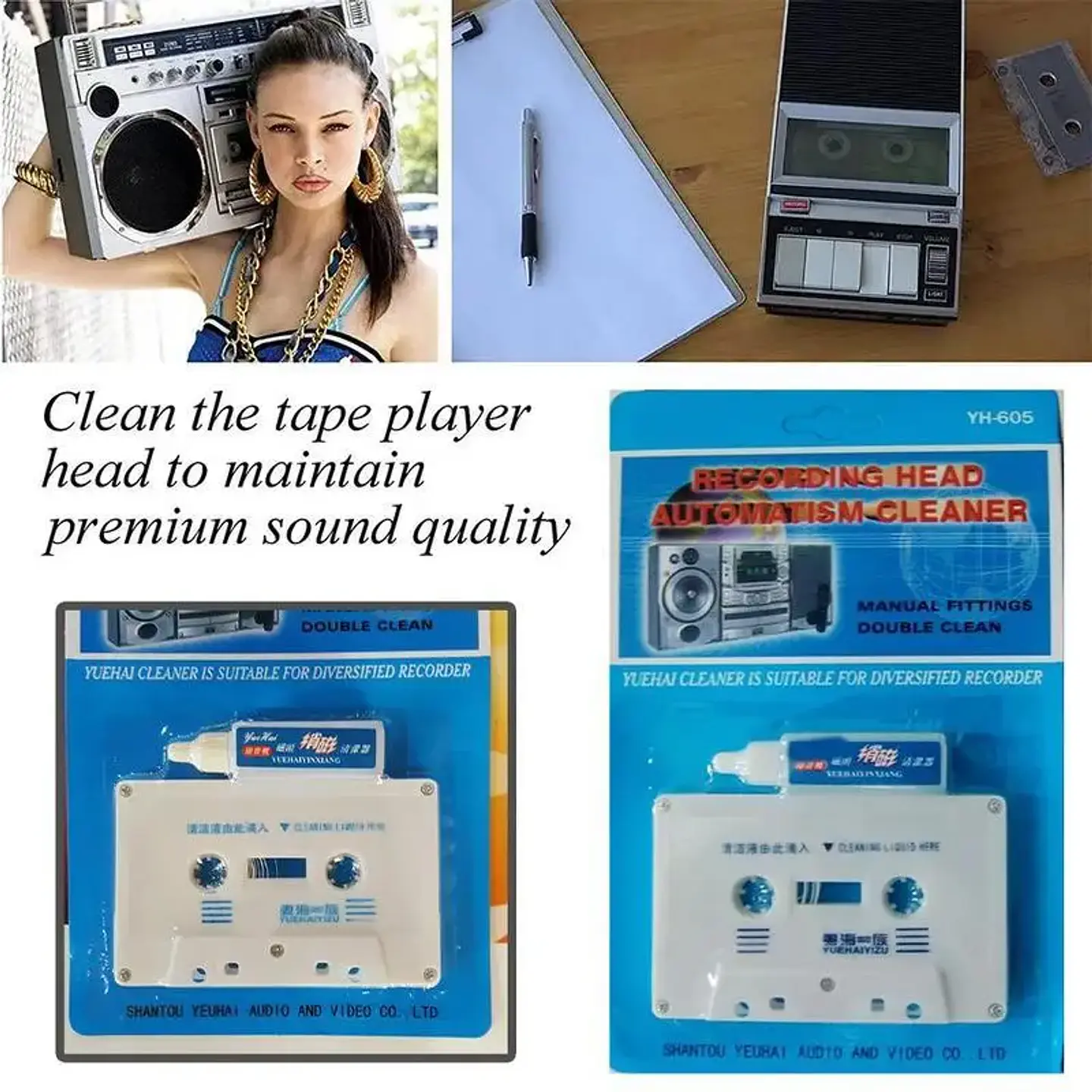 Kit de Limpieza y Desmagnetización para Cabezales de Casete para Reproductores de Audio. 5