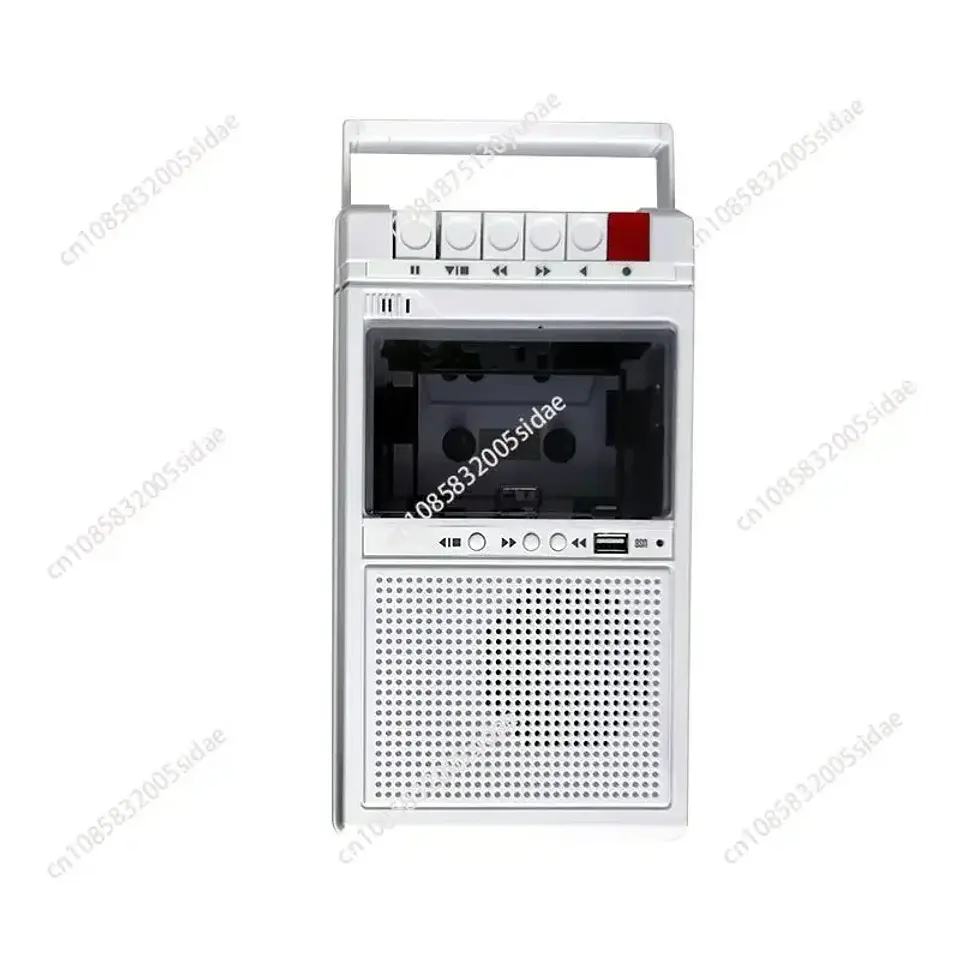Reproductor de Casetes Portátil con Reproducción por USB y Grabador de Casetes Externo Integrado. 7