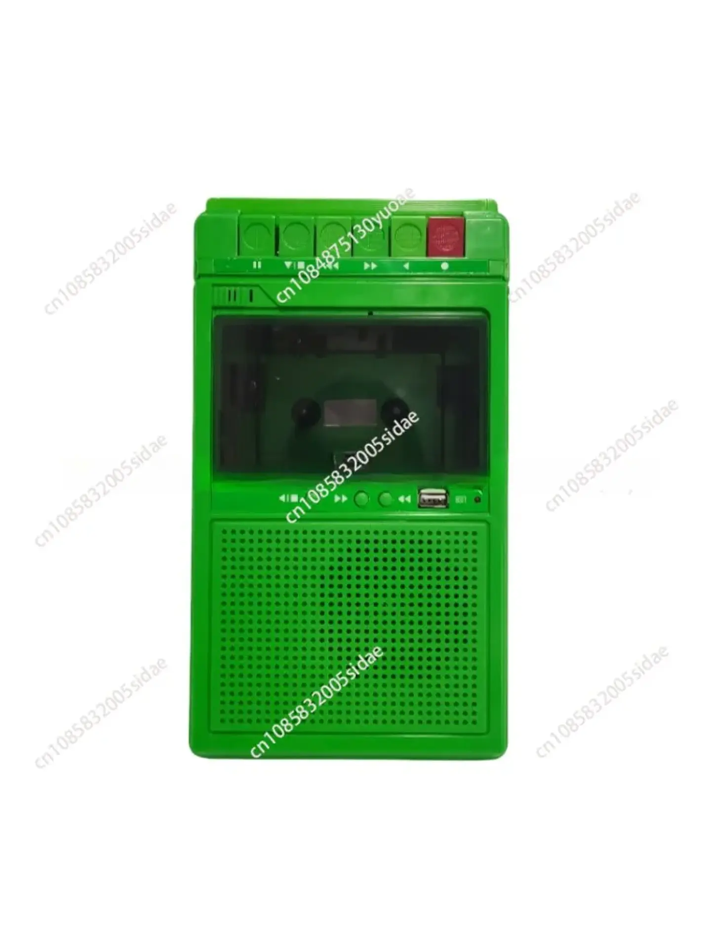 Reproductor de Casetes Portátil con Reproducción por USB y Grabador de Casetes Externo Integrado. 8