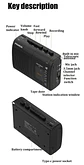 Reproductor de casete portátil con soporte retro Walkman para escucha AM/FM y grabación de música. - Miniatura 10