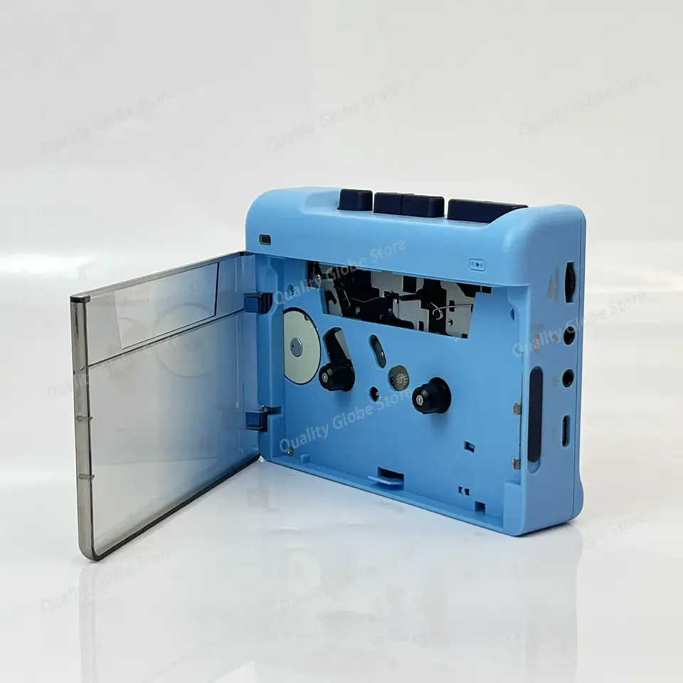 Reproductor de cinta Walkman, efecto subwoofer, reproductor de casete portátil. 8