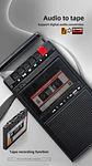 Reproductor de Casetes Portátil con Reproducción por USB y Grabador de Casetes Externo Integrado. - Miniatura 10