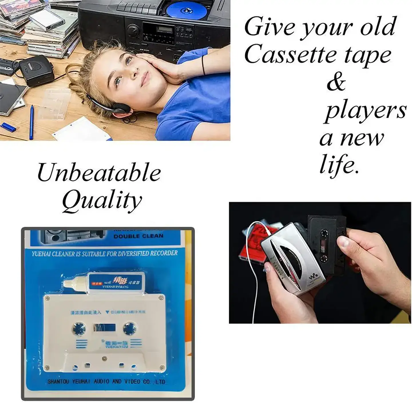 Kit de Limpieza y Desmagnetización para Cabezales de Casete para Reproductores de Audio. 15