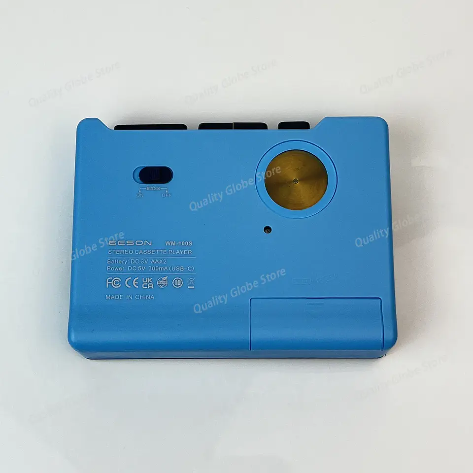 Reproductor de cinta Walkman, efecto subwoofer, reproductor de casete portátil. 15