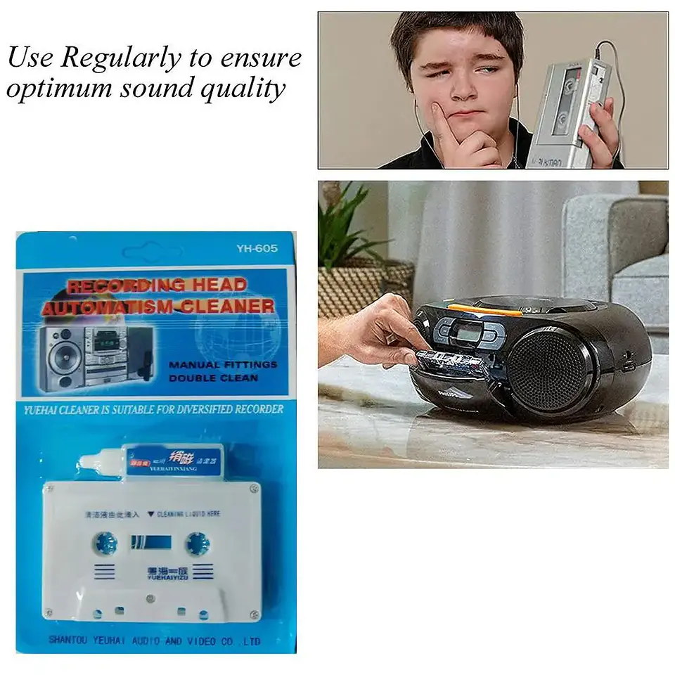 Kit de Limpieza y Desmagnetización para Cabezales de Casete para Reproductores de Audio. 17