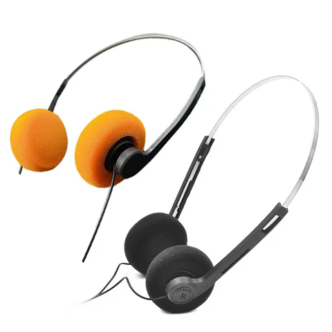 Audífonos  Retro con cable para música.
