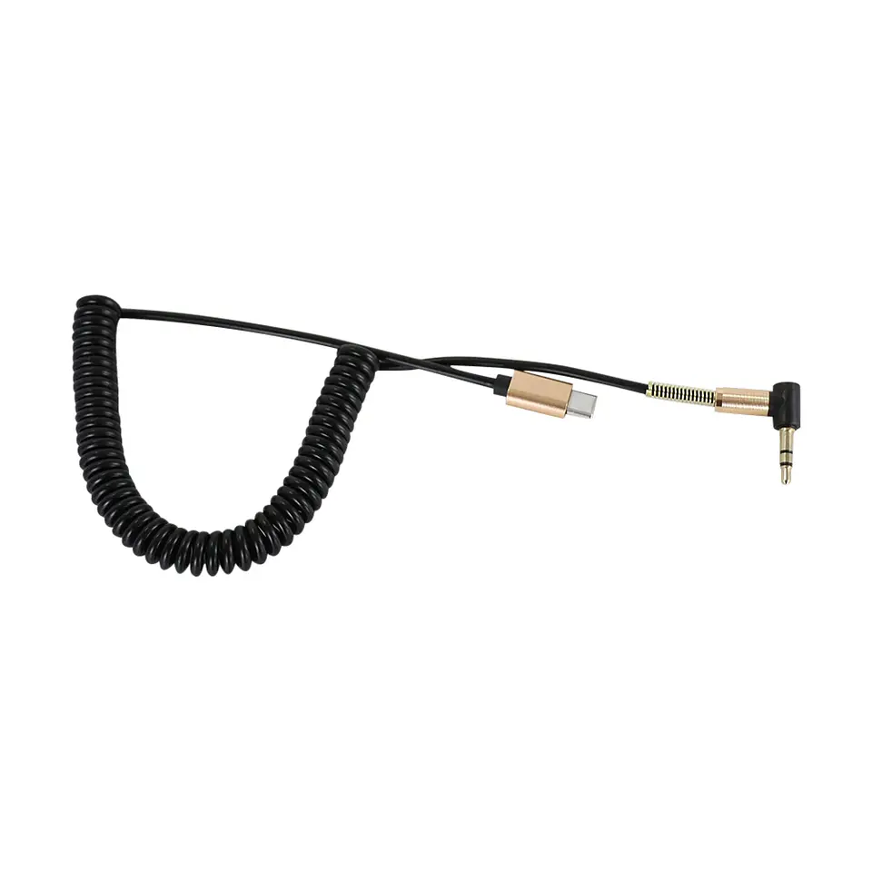 Cable de Audio USB C a 3,5mm tipo C a 3,5mm macho a macho Cable de altavoz auxiliar. 2
