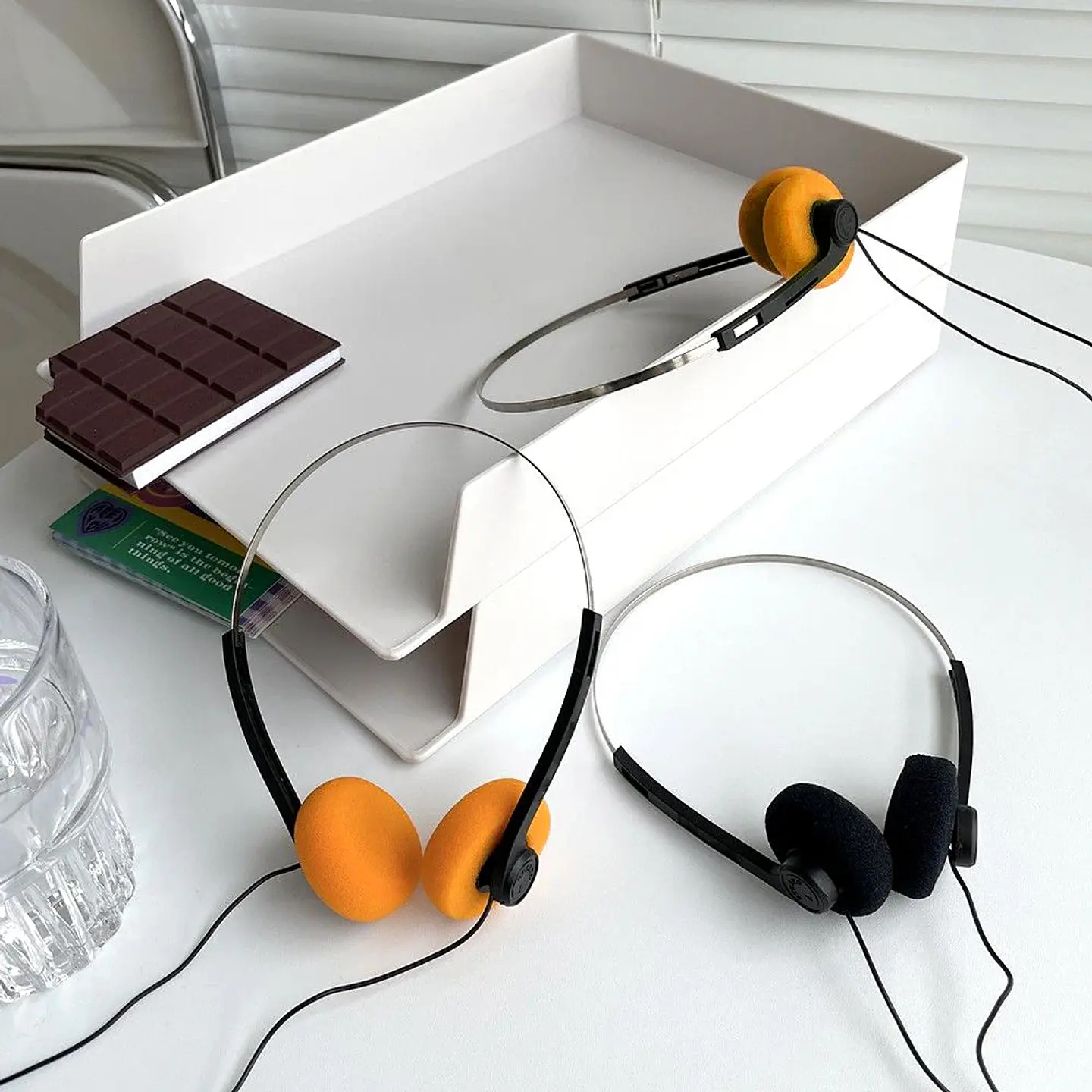 Audífonos  Retro con cable para música. 3