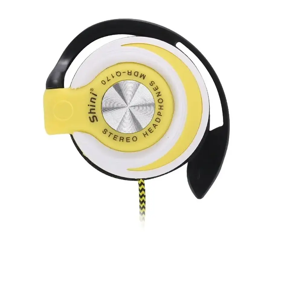 Audífonos con Gancho Para La Oreja, Audífonos Con Cable De Bajo Ruido, HIFI, Graves Pesados, Auriculares De Música ajustables 5
