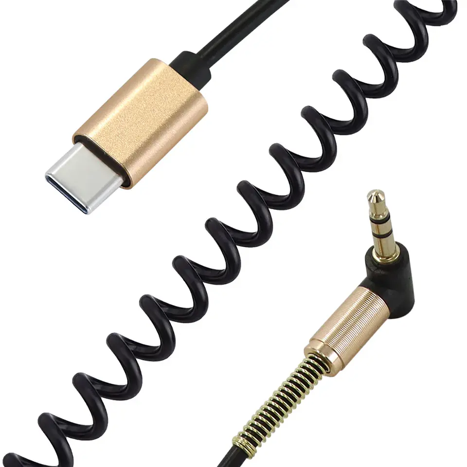 Cable de Audio USB C a 3,5mm tipo C a 3,5mm macho a macho Cable de altavoz auxiliar. 7