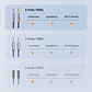 Cable de Audio de 4 polos de 3,5mm TRRS Cable auxiliar de 4 conductores para teléfono auriculares micrófono HIFI - Miniatura 6