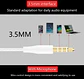 Audífonos  con cable de 3,5mm, auriculares HIFI. - Miniatura 10