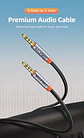 Cable de Audio de 4 polos de 3,5mm TRRS Cable auxiliar de 4 conductores para teléfono auriculares micrófono HIFI - Miniatura 7