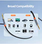 Cable de Audio de 4 polos de 3,5mm TRRS Cable auxiliar de 4 conductores para teléfono auriculares micrófono HIFI - Miniatura 16