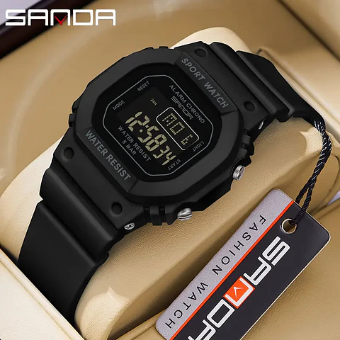 Reloj Digital LED SANDA para niños y niñas, reloj deportivo para niños, reloj electrónico resistente al agua, reloj de regalo informal para niños al aire libre