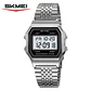 Reloj Digital SKMEI 2465 de lujo para hombre, reloj electrónico resistente al agua de acero inoxidable. - Miniatura 1