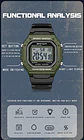 SANDA 2156 reloj de moda para hombre, relojes deportivos militares resistentes al agua, relojes de pulsera digitales Led con esfera grande del ejército, cronómetros para hombre - Miniatura 4