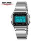 Reloj Digital SKMEI 2465 de lujo para hombre, reloj electrónico resistente al agua de acero inoxidable. - Miniatura 2