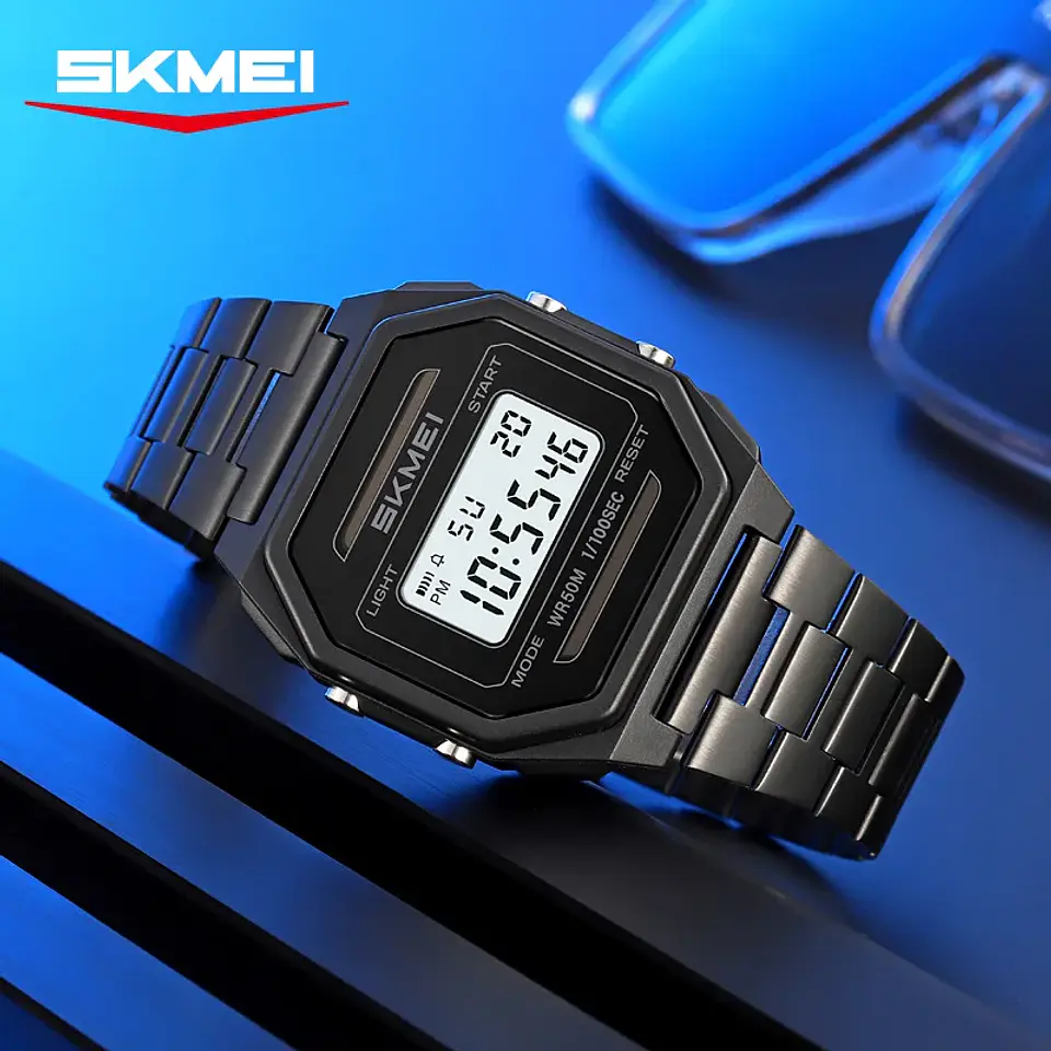 Relojes SKMEI 2640 digitales con energía Solar para hombres y mujeres, relojes deportivos impermeables electrónicos para hombre, Reloj militar para niño, Reloj para Hombre 2